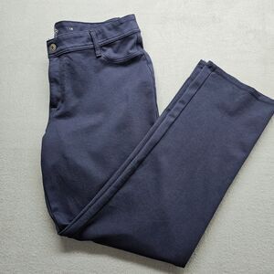 Women’s Navy Blue St. John’s Bay Soft Stretch Straight Leg Pants Size 1X Large